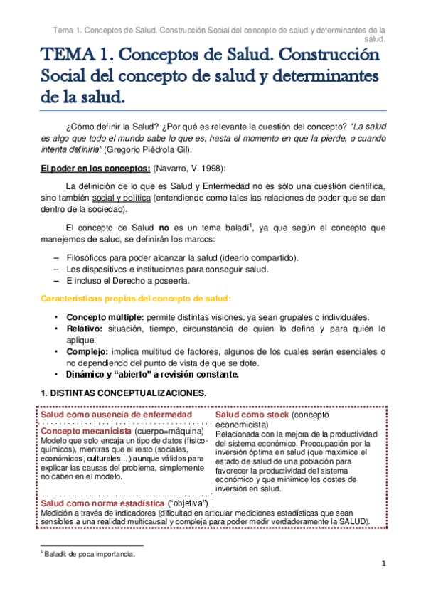 Miniatura del documento TEMA 1. Conceptos de salud. Construcción social del concepto de salud y determinantes de la salud..pdf