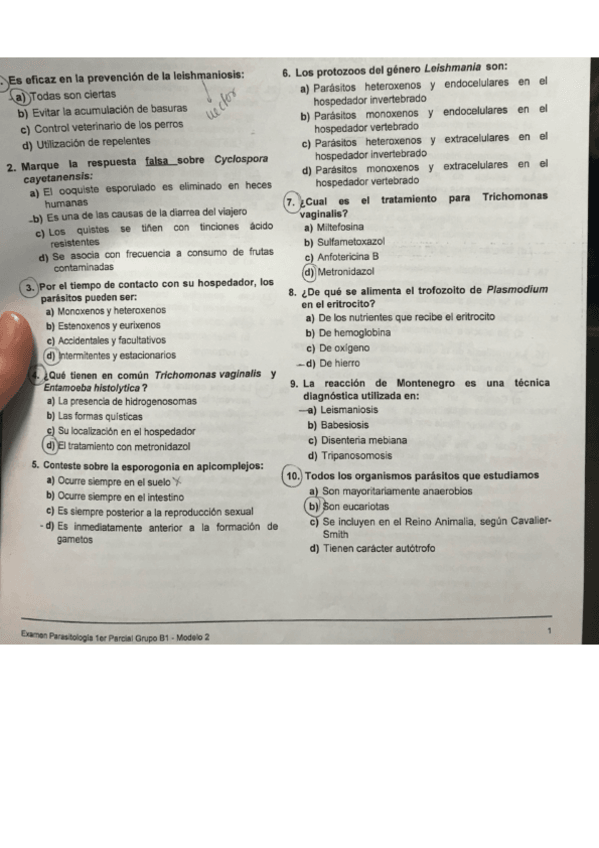 Miniatura del documento Examen 1 parcial con soluciones. Carmen