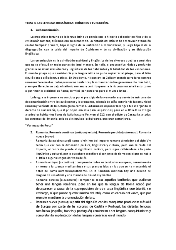 Miniatura del documento TEMA 3. Orígenes y evol. leng. román.