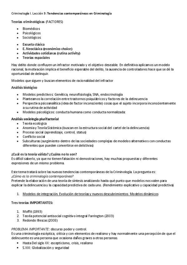 Miniatura del documento Criminologia I LEccion 9 Tendencias contemporaneas en Criminologia.pdf