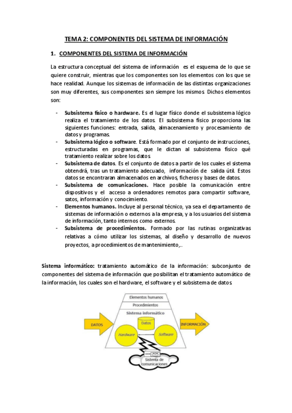Miniatura del documento Tema 2 Sistemas de Información.pdf