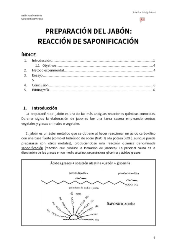 Miniatura del documento Práctica 2 - SAPONIFICACION JABON