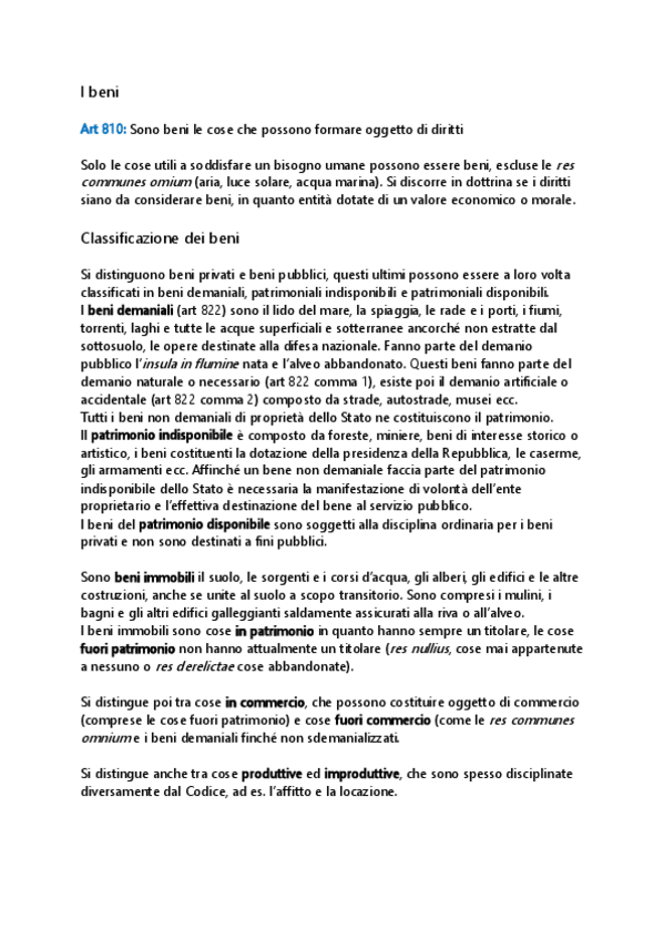 Miniatura del documento Riassunto-4-Beni.pdf