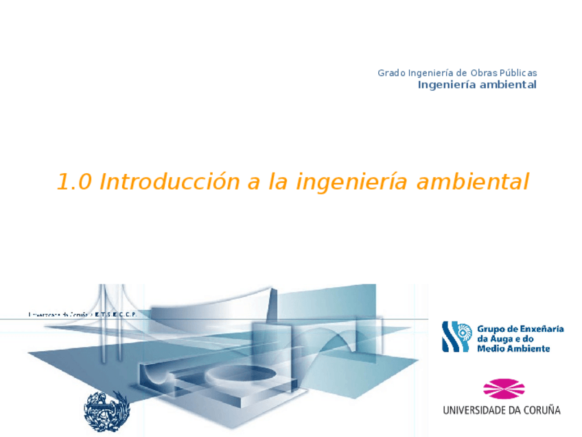 Miniatura del documento IA-GIOP 1.1 introduccion ingenieria ambiental 2016.ppt