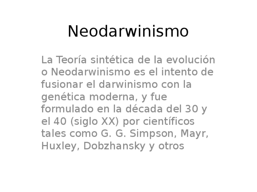 Miniatura del documento 09-neodarwinismo-y-pruebas-de-la-evolucion.pptx