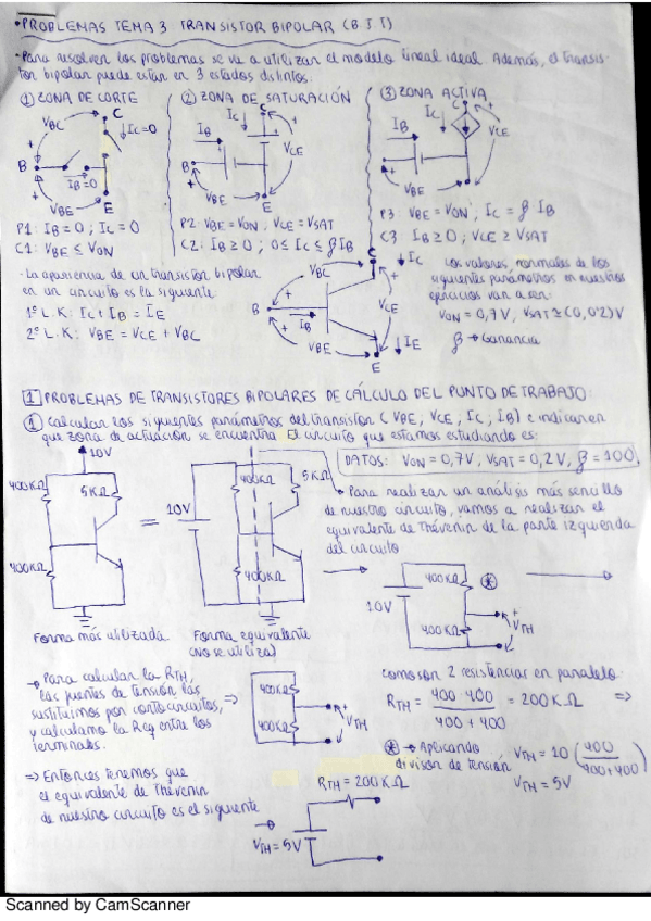 Miniatura del documento Ejercicios Transistores Bipolares Resueltos.pdf