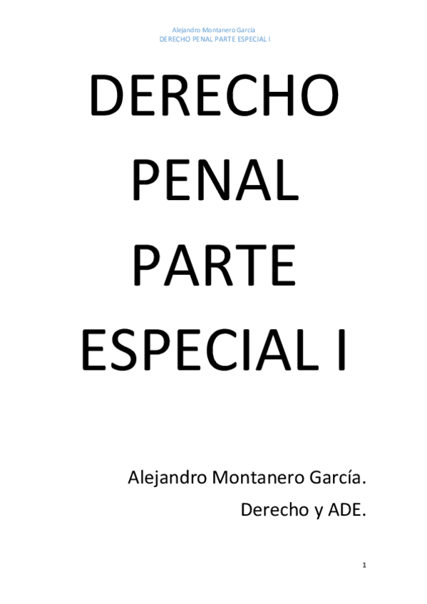 Miniatura del documento Tema 1 penal. Alejandro Montanero.pdf