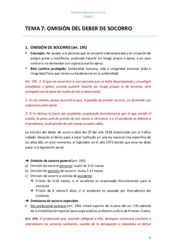Miniatura del documento TEMA 7. Omisión deber de socorro.pdf