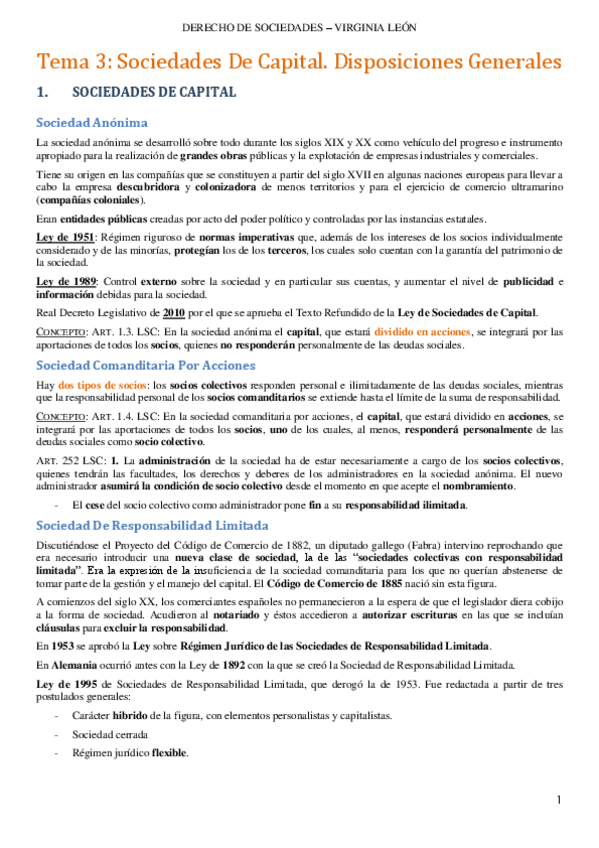 Miniatura del documento Tema 3 - Sociedades de capital - Disposiciones generales.pdf