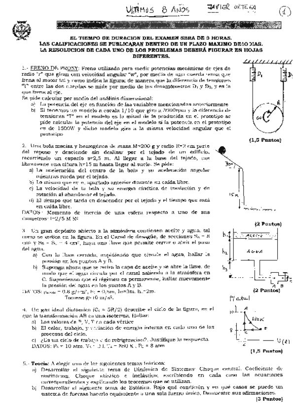 Miniatura del documento Todos Exámenes Finales Física I