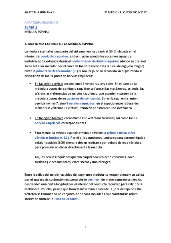 Miniatura del documento TEMA 2 - MÉDULA ESPINAL.pdf