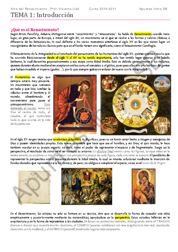 Miniatura del documento 1A - QUATTROCENTO (arquitectura pintura y escultura).pdf