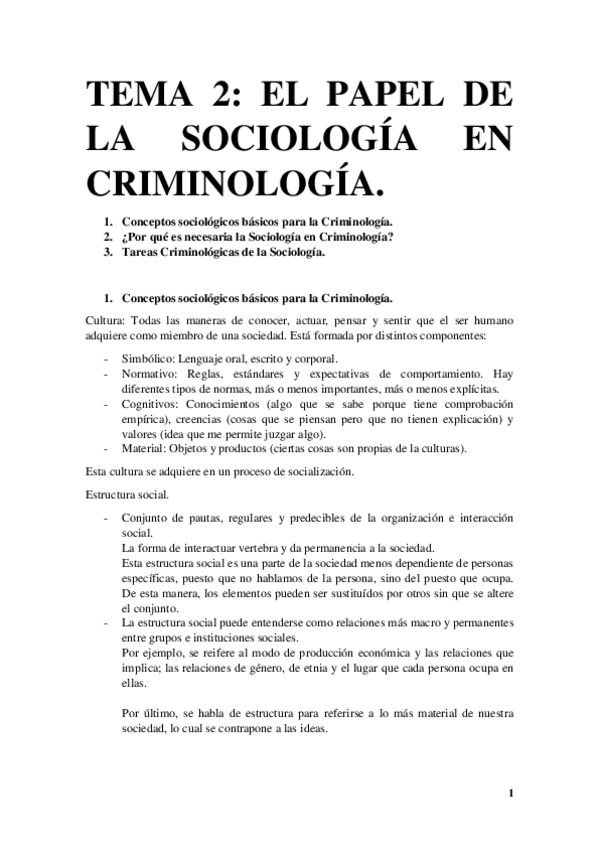 Miniatura del documento Tema 2. El papel de la Sociología en Criminología..pdf