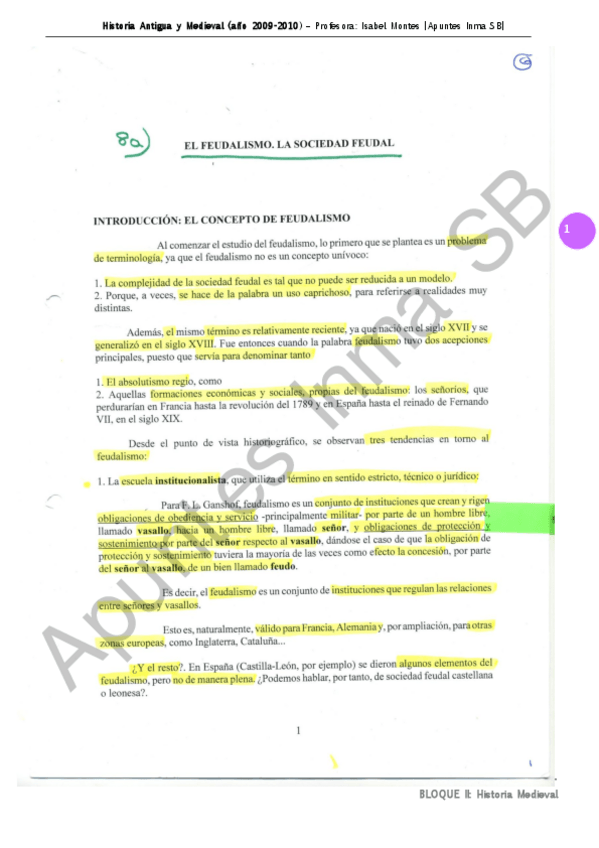 Miniatura del documento 8a - Feudalismo.pdf
