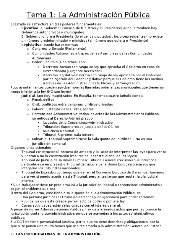 Miniatura del documento Derecho Administrativo I