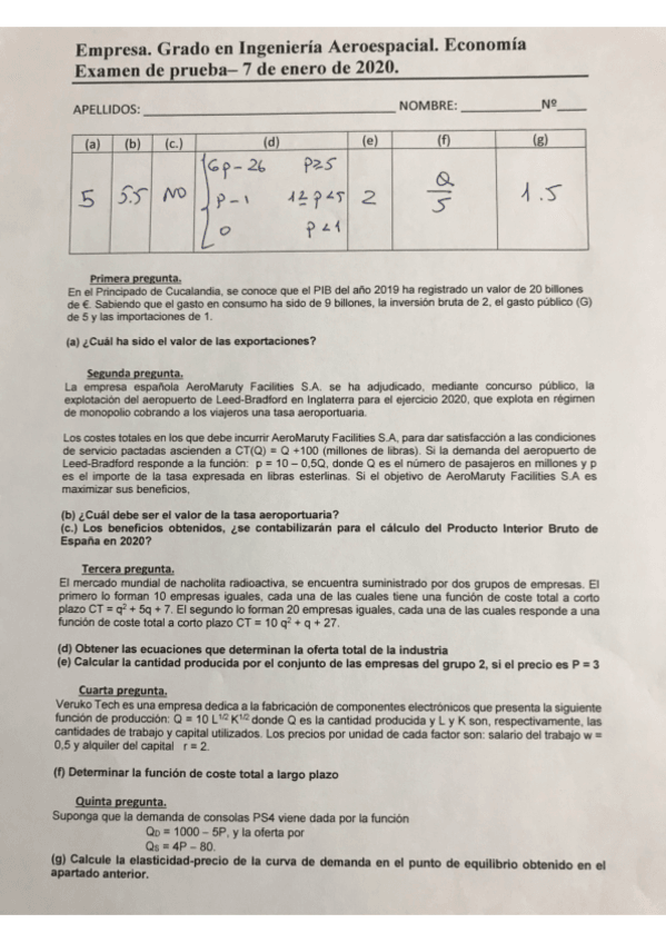 Miniatura del documento Economía-Soluciones del Profesor