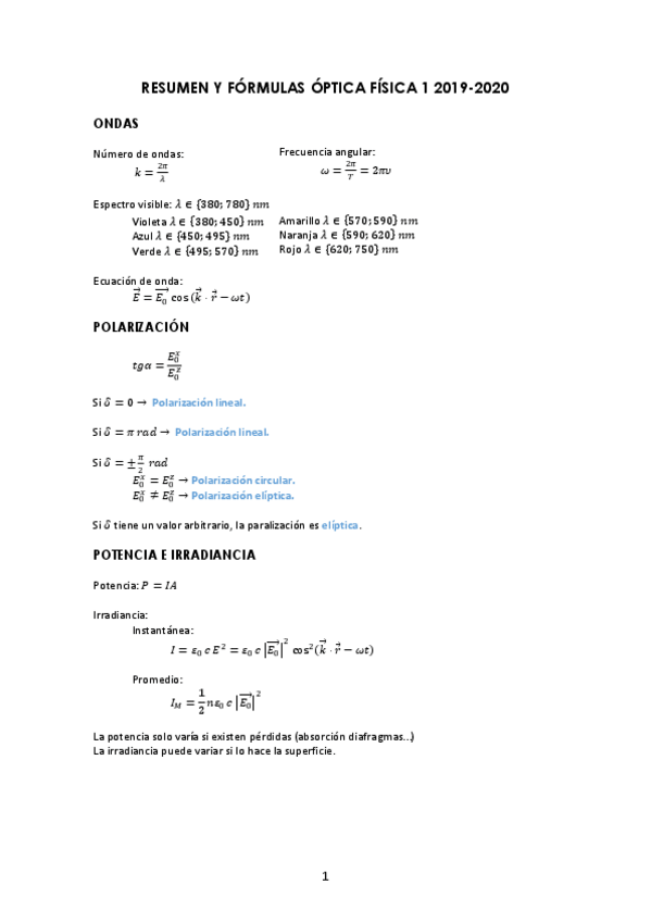 Miniatura del documento RESUMEN-Y-FORMULAS-OPTICA-FISICA-1-2019.pdf