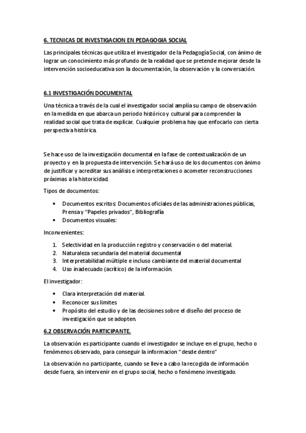 Miniatura del documento T.6 TÉCNICAS DE INVESTIGACIÓN