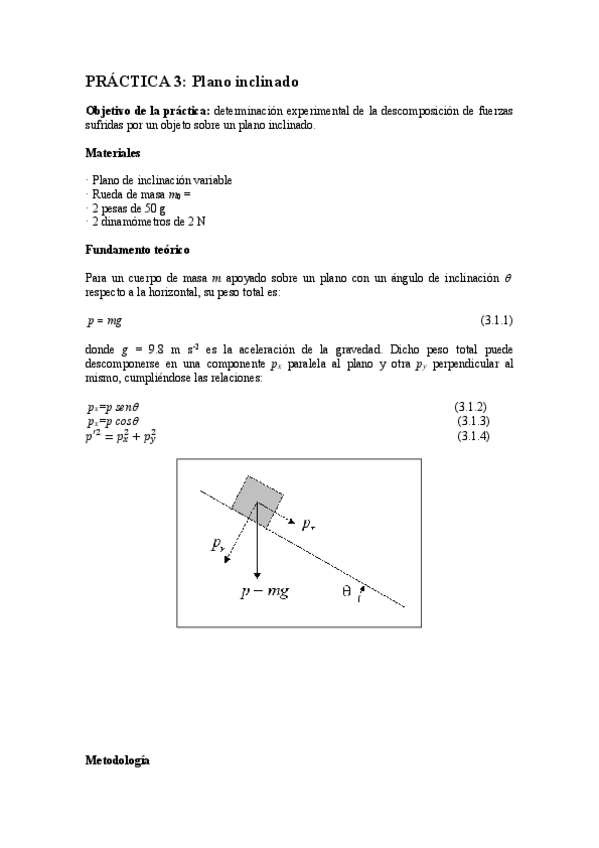 Miniatura del documento PRÁCTICA 3_Plano inclinado.pdf