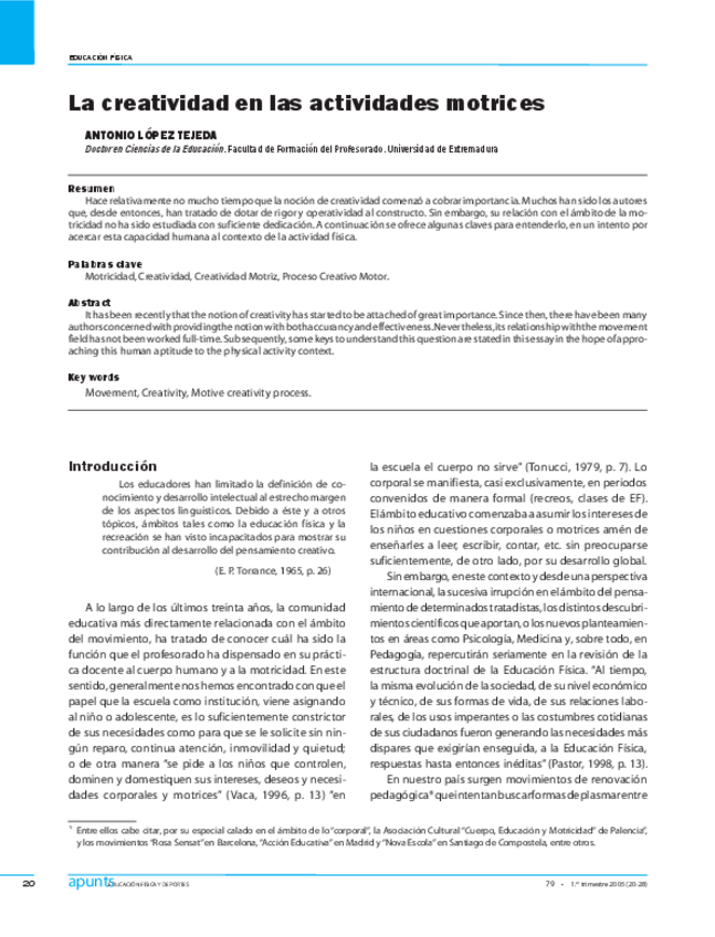 Miniatura del documento LopezTejeda-Lacreatividadenlasactividadesmotrices.pdf