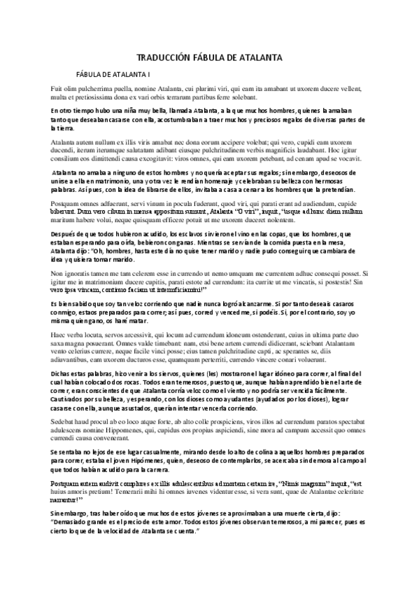 Miniatura del documento Fabula de Atalanta