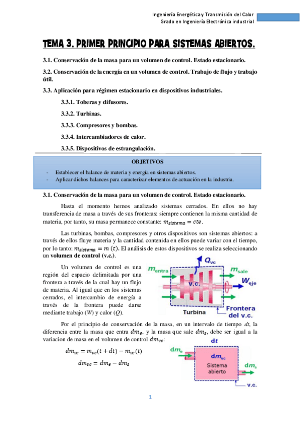 Miniatura del documento Tema 3 - Primer Principio para sistemas abiertos - Apuntes.pdf