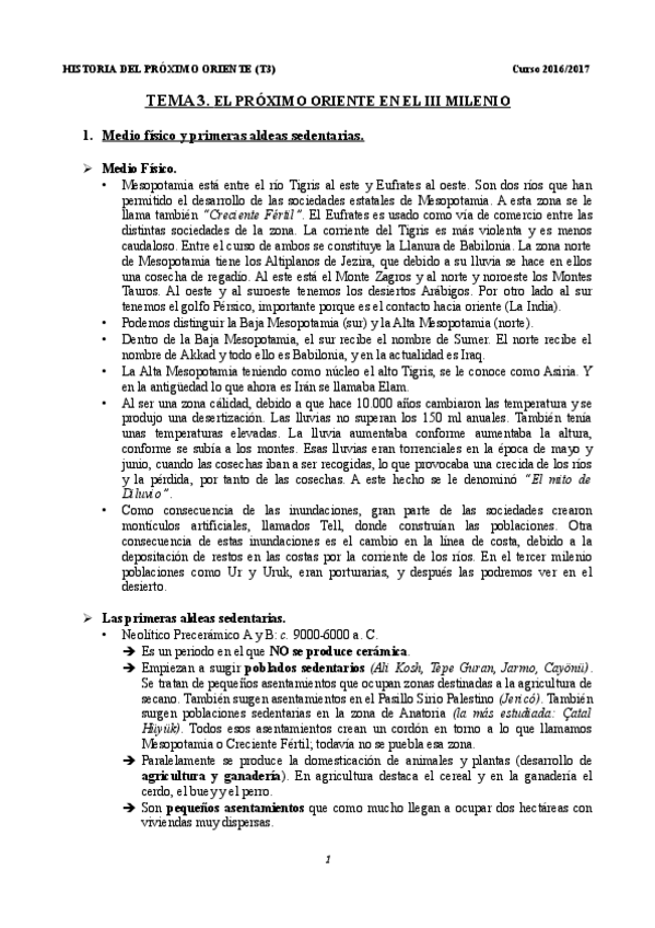 Miniatura del documento Apuntes 3 HPO Tema 3 Hia. Próx. Oriente.pdf