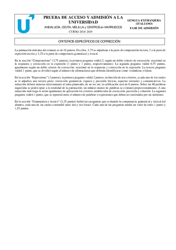 Miniatura del documento admisionExmenes-Leng-Extr-II-Italiano-A-y-B-ADMISIN-2.pdf