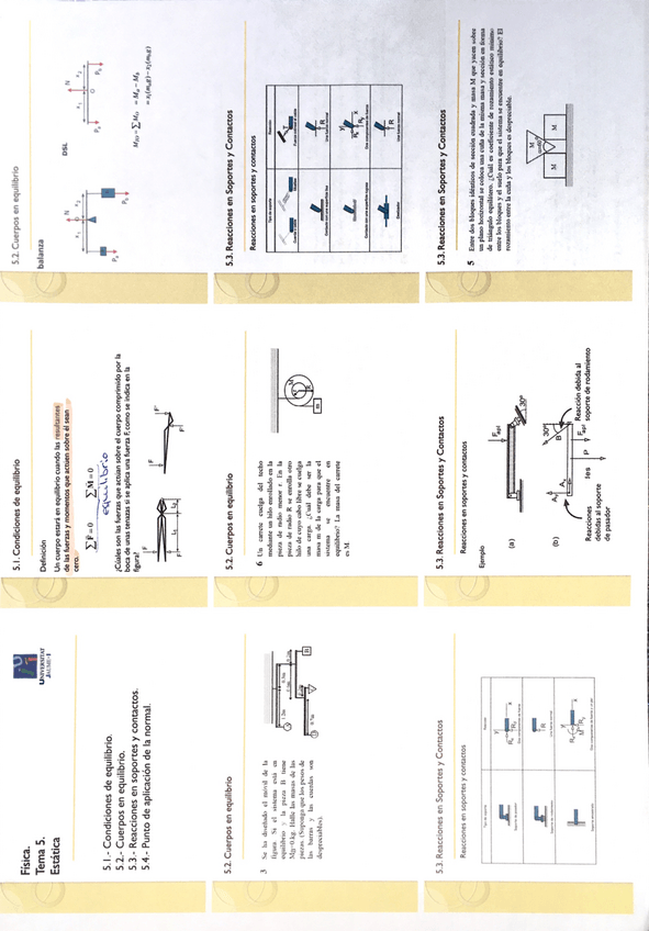 Miniatura del documento Tema 5 - Estática