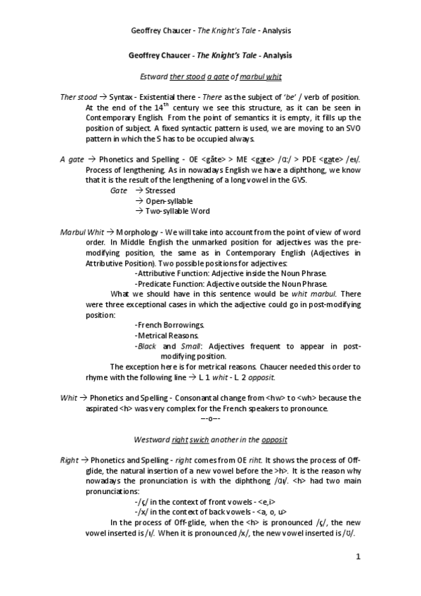 Miniatura del documento Geoffrey-Chaucer-The-Knights-Tales-Analysis.pdf