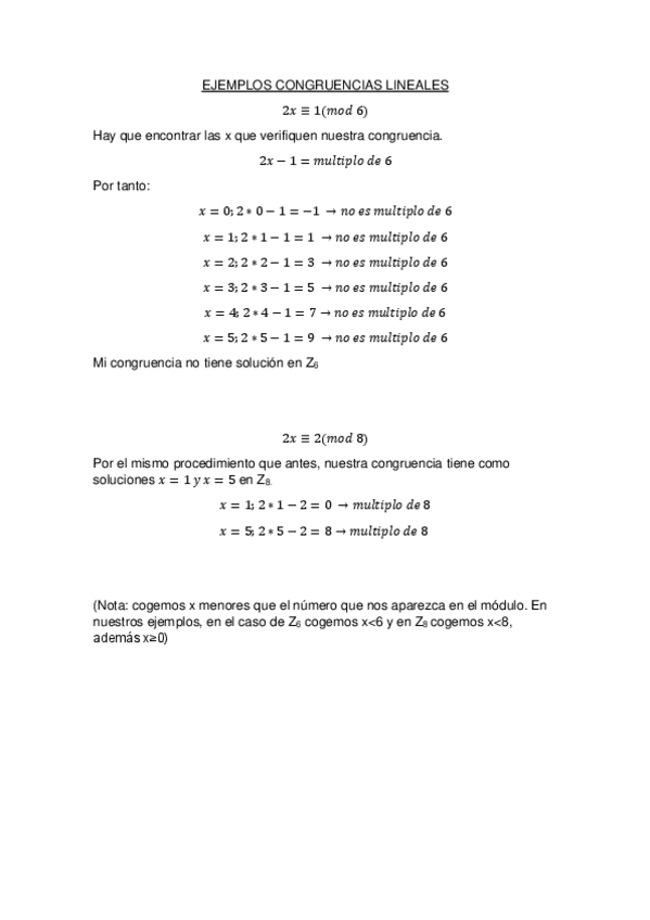 Miniatura del documento EJEMPLOS CONGRUENCIAS LINEALES.pdf
