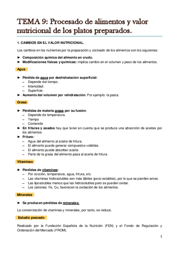 Miniatura del documento TEMA 9. Procesado de alimentos y valor nutricional de los platos preparados..pdf