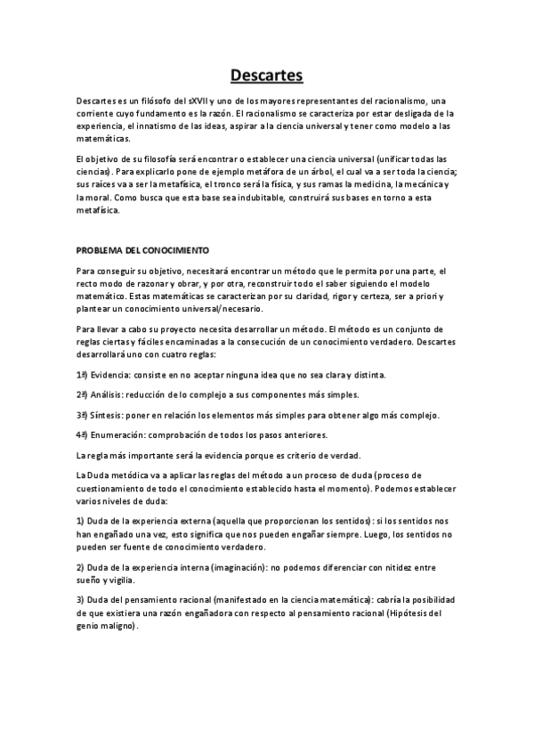 Miniatura del documento Descartes