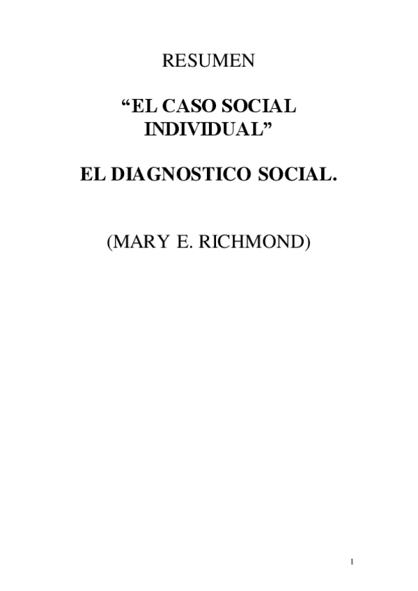 Miniatura del documento Resumen libro Mary Richmond (1).pdf