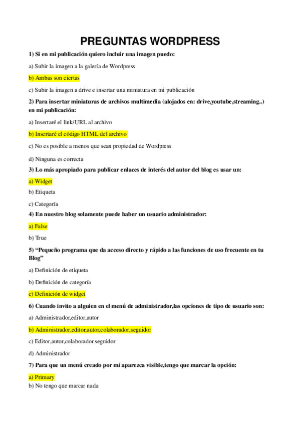 Miniatura del documento PREGUNTAS-WORDPRESS.odt