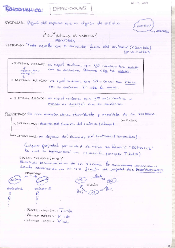 Miniatura del documento Teoría termodinámica (apuntes de clase)