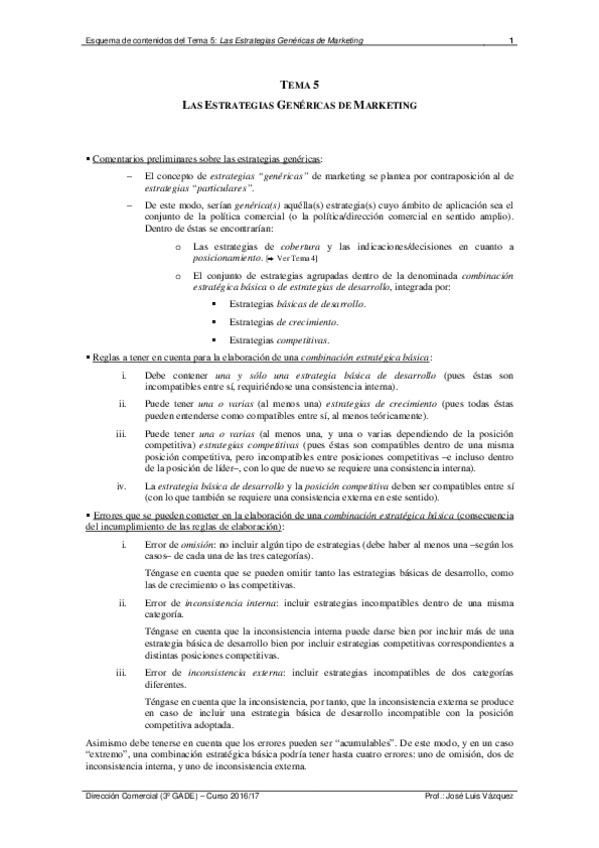 Miniatura del documento Dirección Comercial GADE - Esquema Tema 5 2016-17.pdf