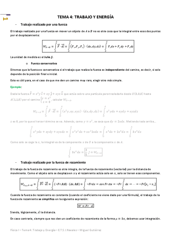 Miniatura del documento Física I - Tema 4 - Trabajo y Energía.pdf