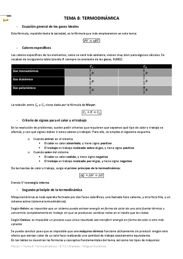 Miniatura del documento Física I - Tema 8 - Termodinámica.pdf
