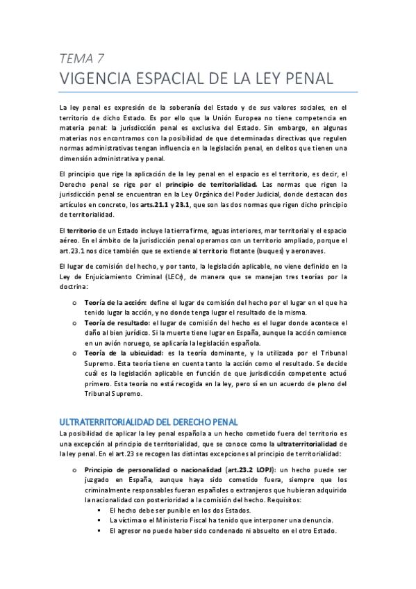 Miniatura del documento Tema 7. Vigencia espacial de la ley penal.pdf