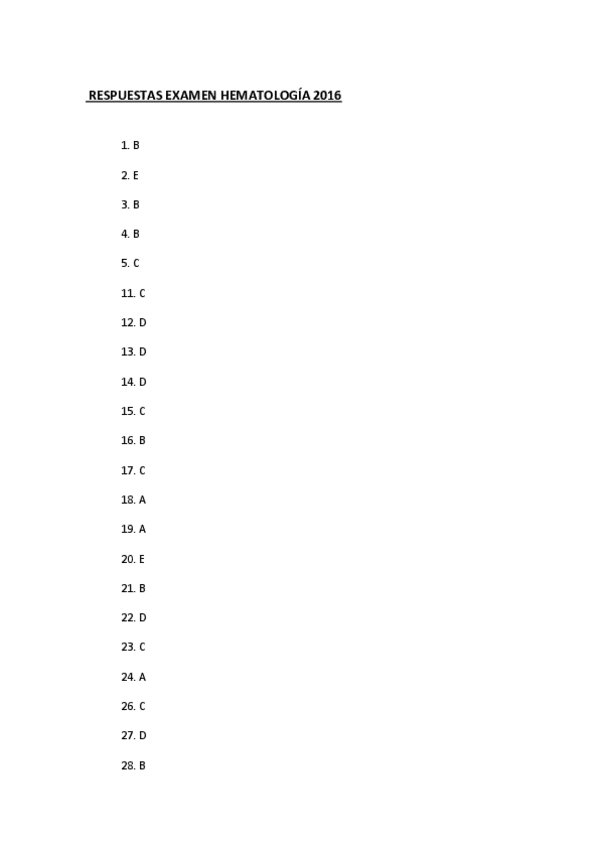 Miniatura del documento RESPUESTAS EXAMEN HEMATOLOGÍA 2016.pdf