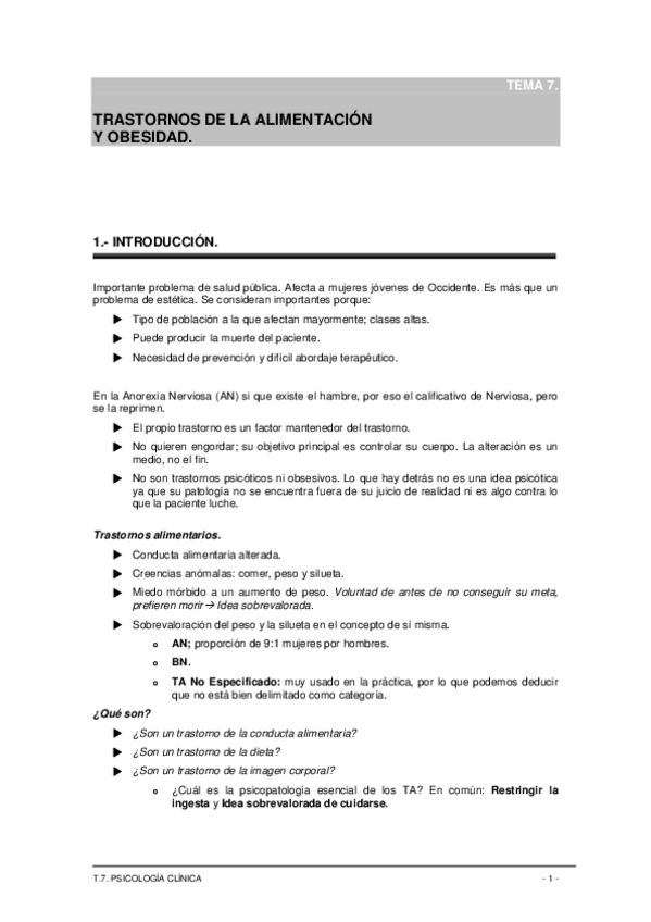 Miniatura del documento TEMA7-Trastornos de la alimentación y obesidad.pdf