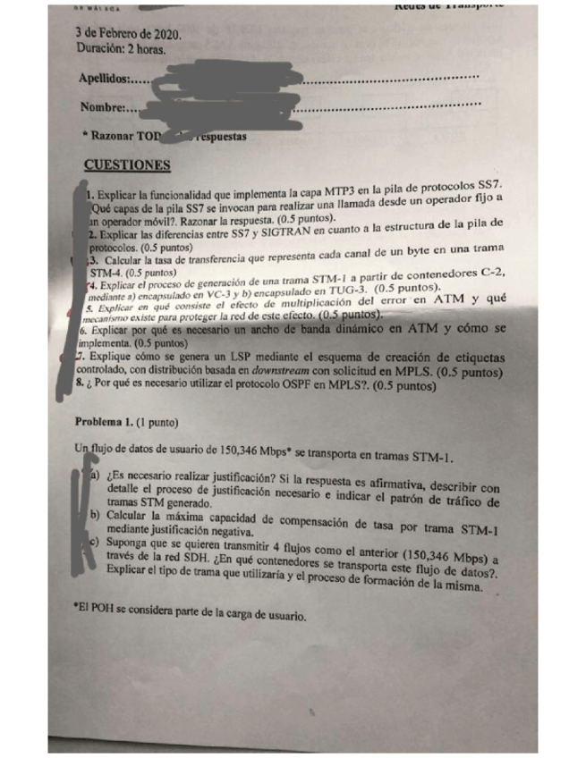 Miniatura del documento Redes-De-Transporte-Examen-Febrero-2020.pdf