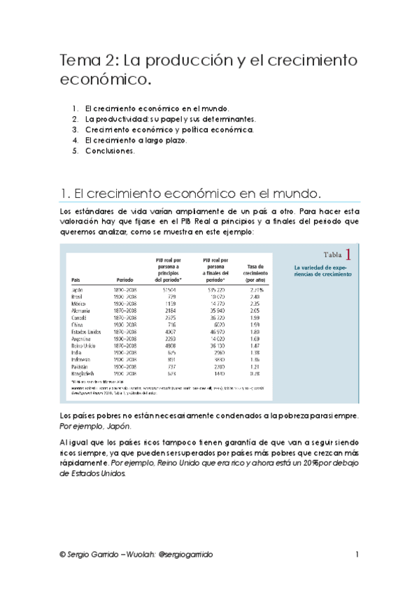 Miniatura del documento Tema 2 - Prod. y crecimiento económico