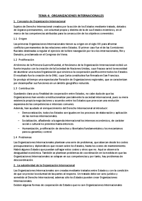 Miniatura del documento Tema 4 - Organizaciones internacionales.pdf