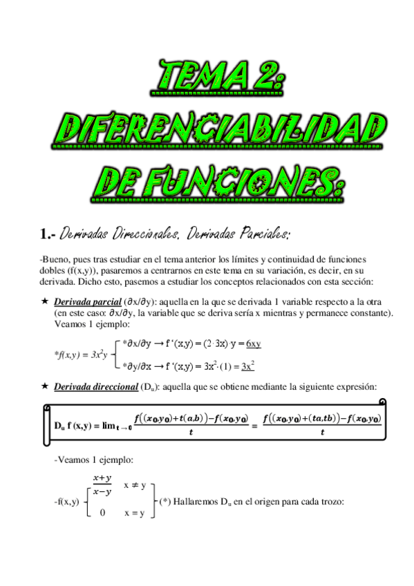 Miniatura del documento TEMA 2 Diferenciabilidad de Funciones Reales. .pdf
