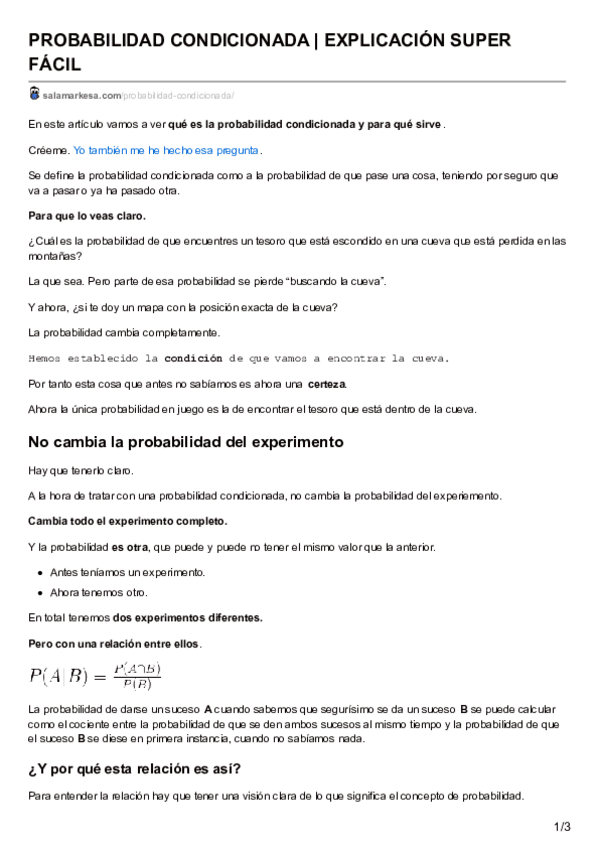 Miniatura del documento 6. PROBABILIDAD CONDICIONADA - EXPLICACIÓN SUPER FÁCIL.pdf