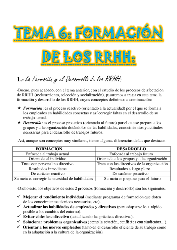 Miniatura del documento TEMA 6. Formación de los RRHH.pdf