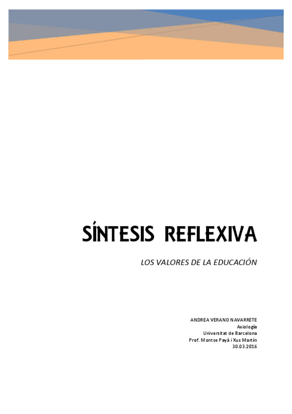 Miniatura del documento Síntesis libro Los valores de la educación.pdf