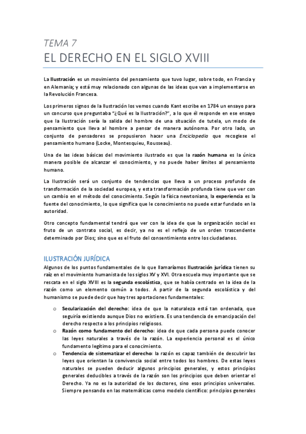 Miniatura del documento Tema 7. El Derecho en el siglo XVIII.pdf